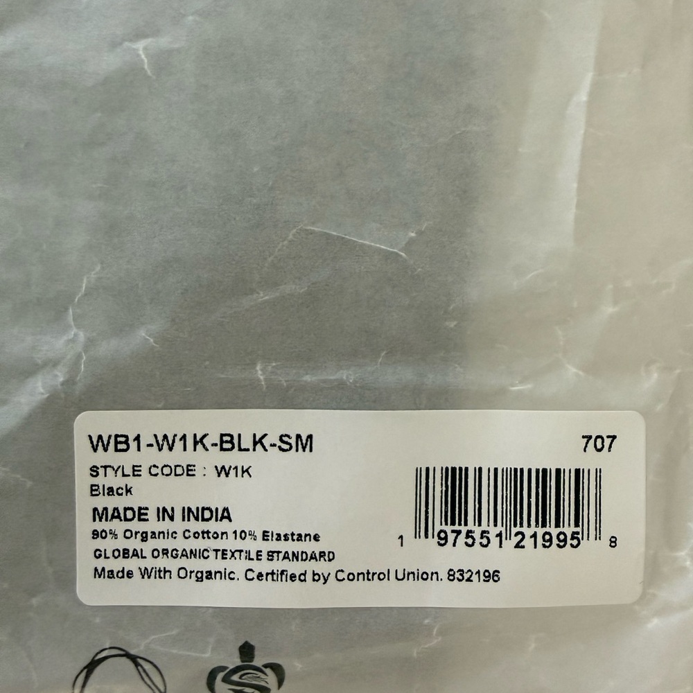 Pact Never Worn Organic Cotton Black Leggings - Picture 9 of 9